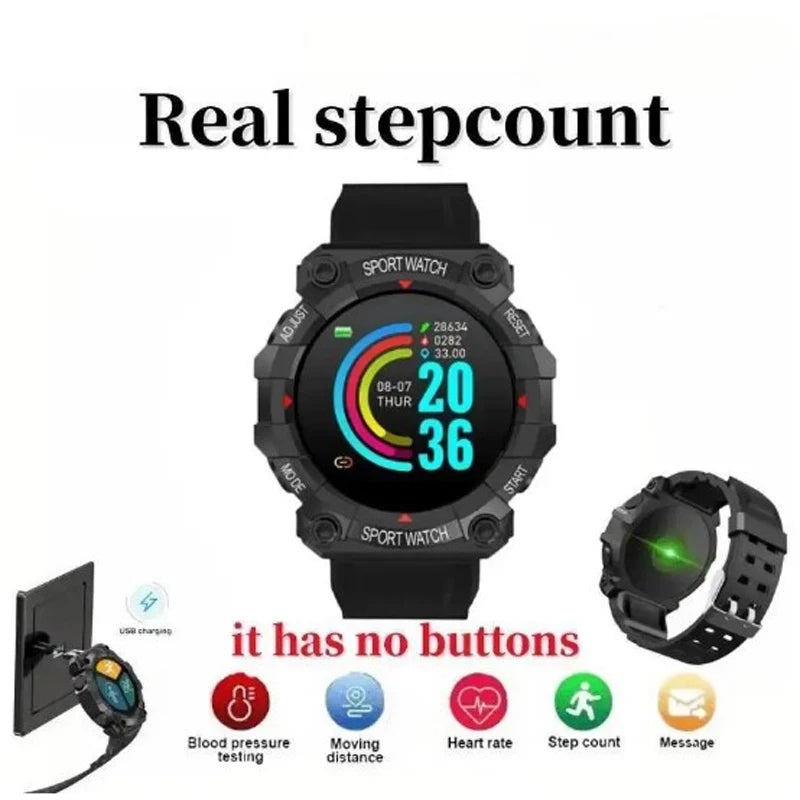 Smartwatch Bluetooth para homens e mulheres, pulseira fitness, pulseira inteligente, tela sensível ao toque, esportes, iOS, Android, IP68, 2022 - PRODUTO NACIONAL