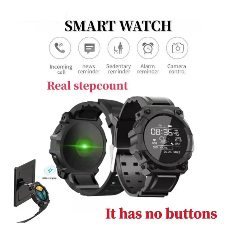 Smartwatch Bluetooth para homens e mulheres, pulseira fitness, pulseira inteligente, tela sensível ao toque, esportes, iOS, Android, IP68, 2022 - PRODUTO NACIONAL