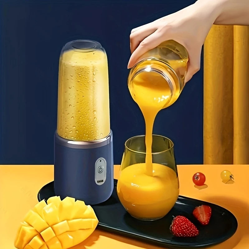 Espremedor Elétrico portátil, Lâmina De Aço Inoxidável - Juicer Cup Juicer Fruit Smoothie Automático.