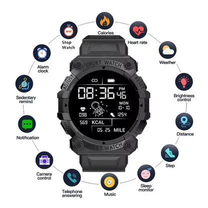 Smartwatch Bluetooth para homens e mulheres, pulseira fitness, pulseira inteligente, tela sensível ao toque, esportes, iOS, Android, IP68, 2022 - PRODUTO NACIONAL